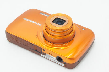 美品 OLYMPUS オリンパス VH-210 コンパクトデジタルカメラ オレンジ 元箱付 260907k