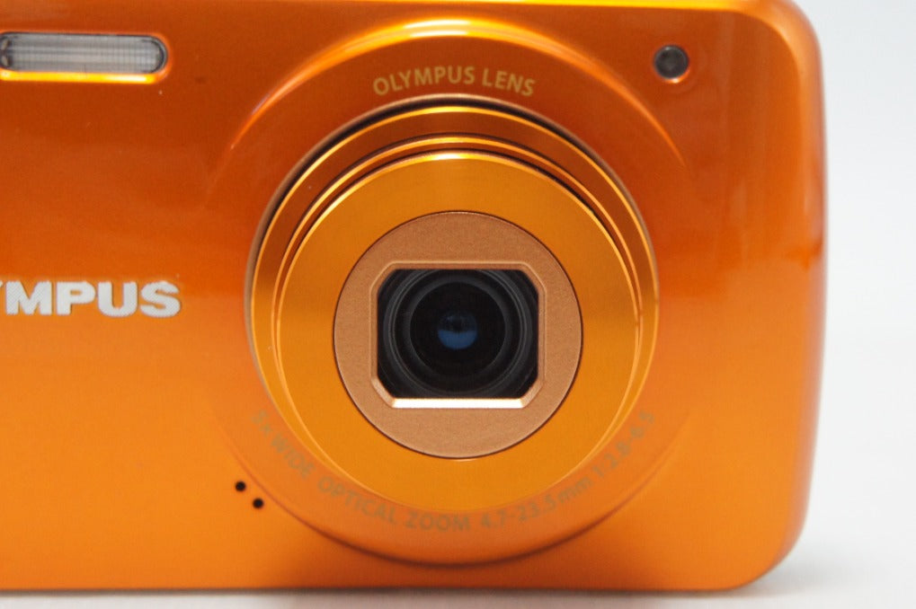 美品 OLYMPUS オリンパス VH-210 コンパクトデジタルカメラ オレンジ 元箱付 260907k