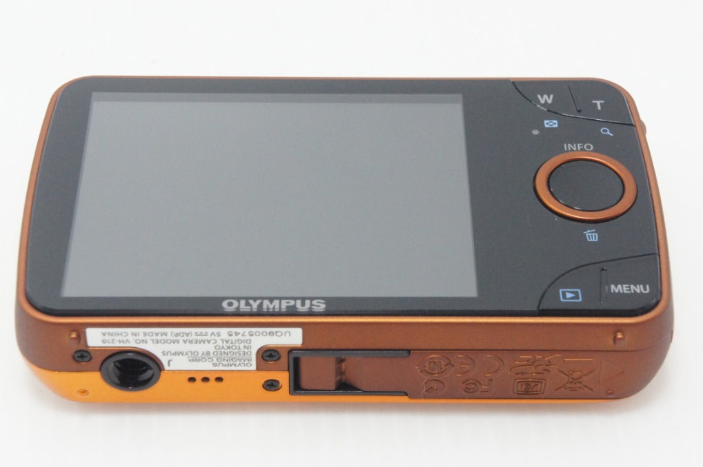 美品 OLYMPUS オリンパス VH-210 コンパクトデジタルカメラ オレンジ 元箱付 260907k