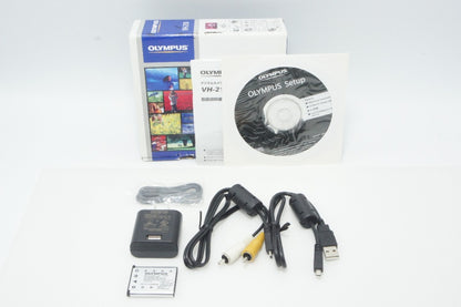 美品 OLYMPUS オリンパス VH-210 コンパクトデジタルカメラ オレンジ 元箱付 260907k