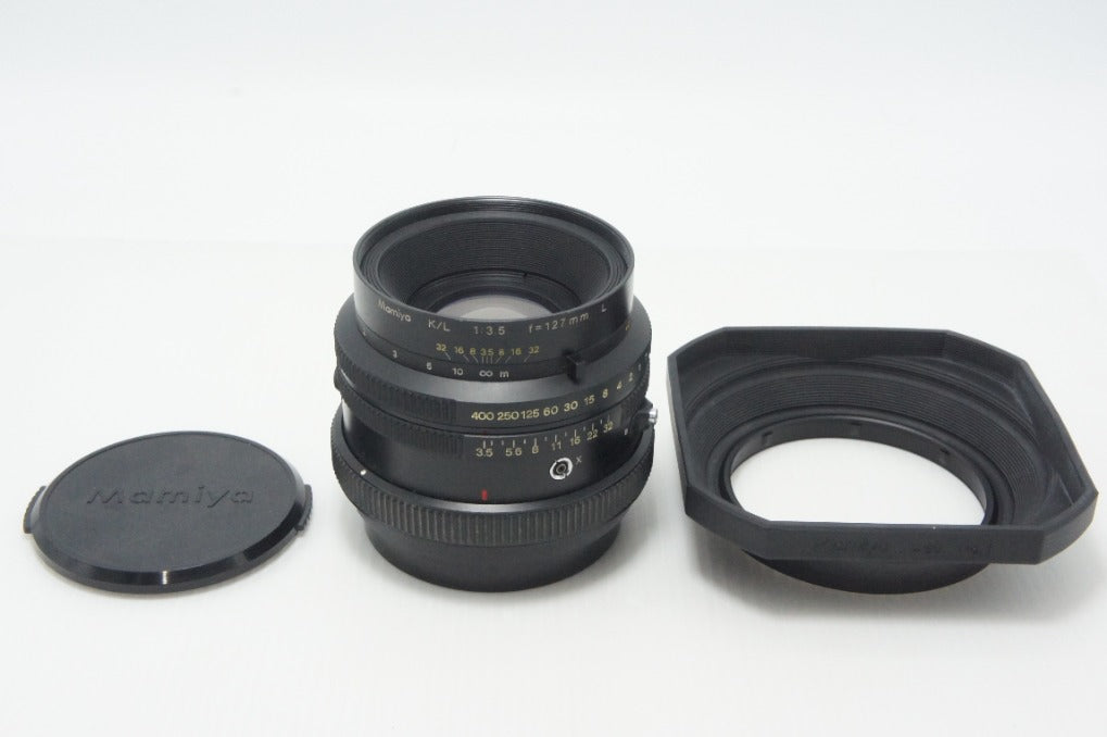 Mamiya マミヤ K/L 127mm F3.5 L RB67用 中判レンズ フード付 260908c