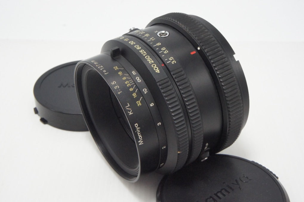 Mamiya マミヤ K/L 127mm F3.5 L RB67用 中判レンズ フード付 260908c