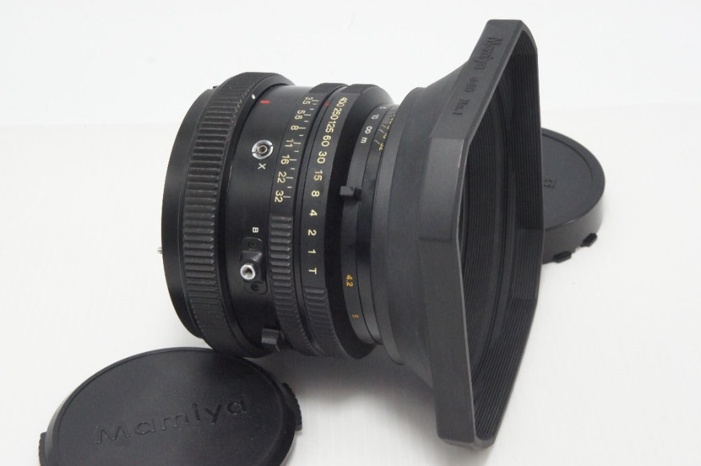 Mamiya マミヤ K/L 127mm F3.5 L RB67用 中判レンズ フード付 260908c