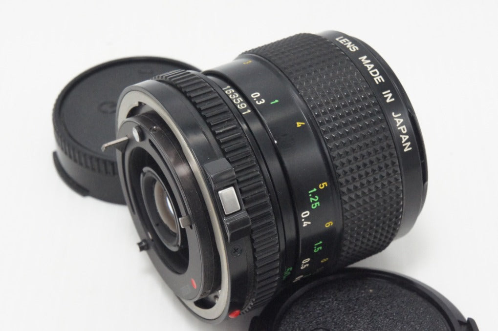 Canon キヤノン NEW FD 50mm F3.5 MACRO MF 単焦点レンズ フード付 260908e