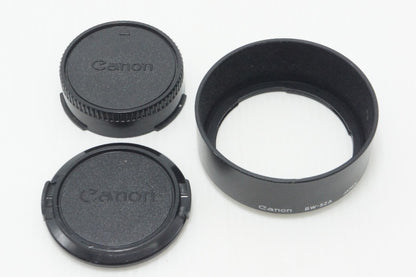 Canon キヤノン NEW FD 50mm F3.5 MACRO MF 単焦点レンズ フード付 260908e