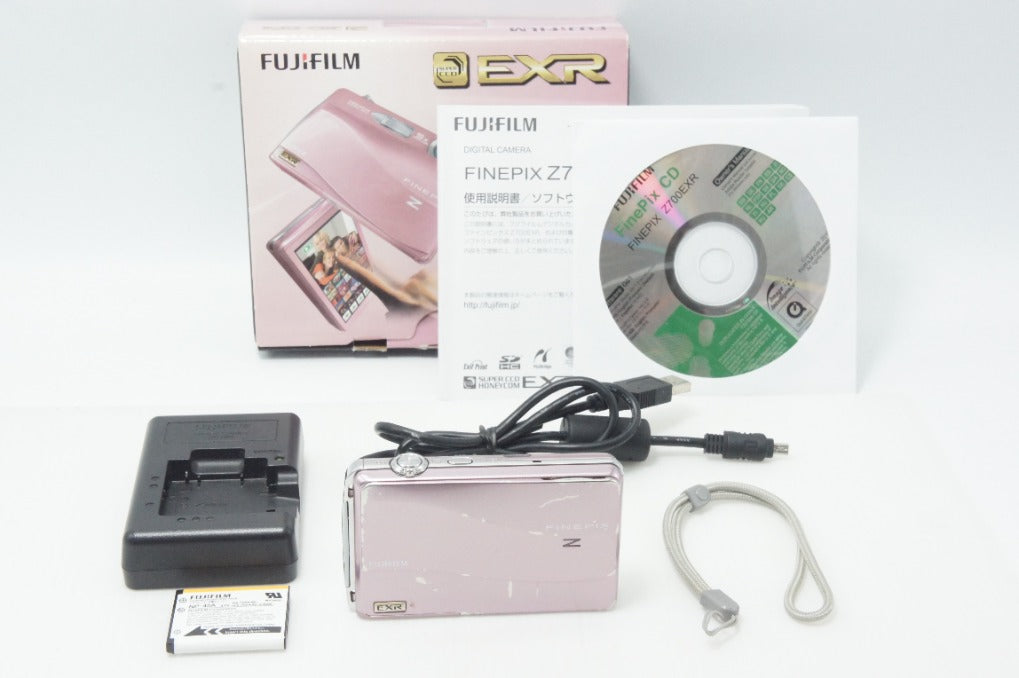 FUJIFILM 富士フイルム FinePix Z700EXR コンパクトデジタルカメラ ピンク 元箱付 260910b