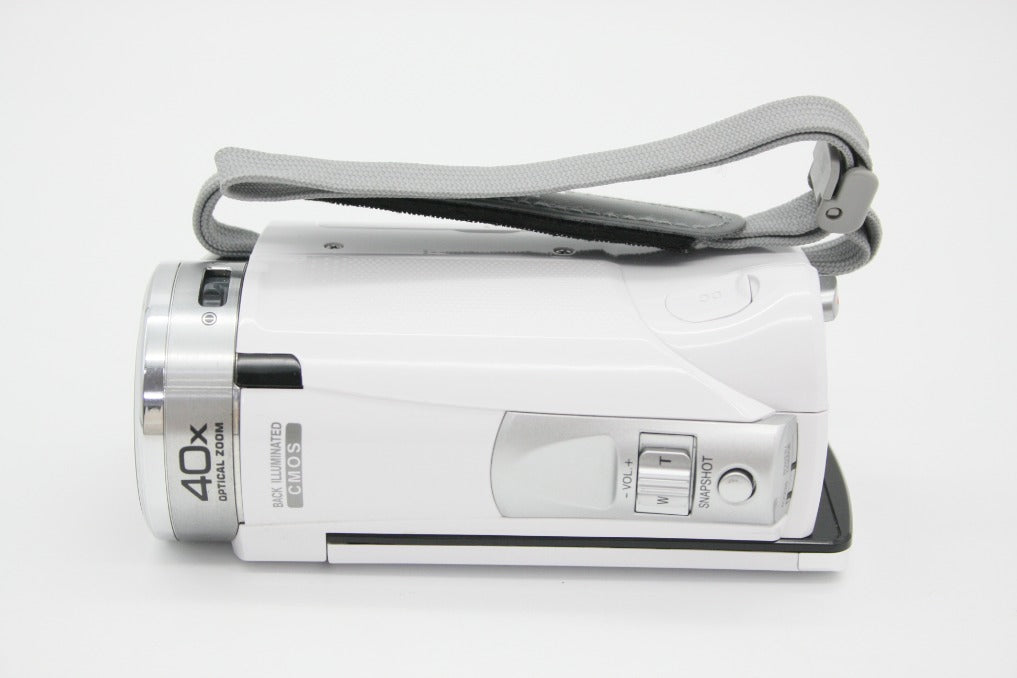 美品 JVC ケンウッド Everio GZ-HM33 デジタルビデオカメラ ホワイト 260910o