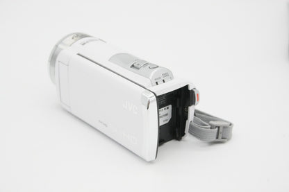 美品 JVC ケンウッド Everio GZ-HM33 デジタルビデオカメラ ホワイト 260910o