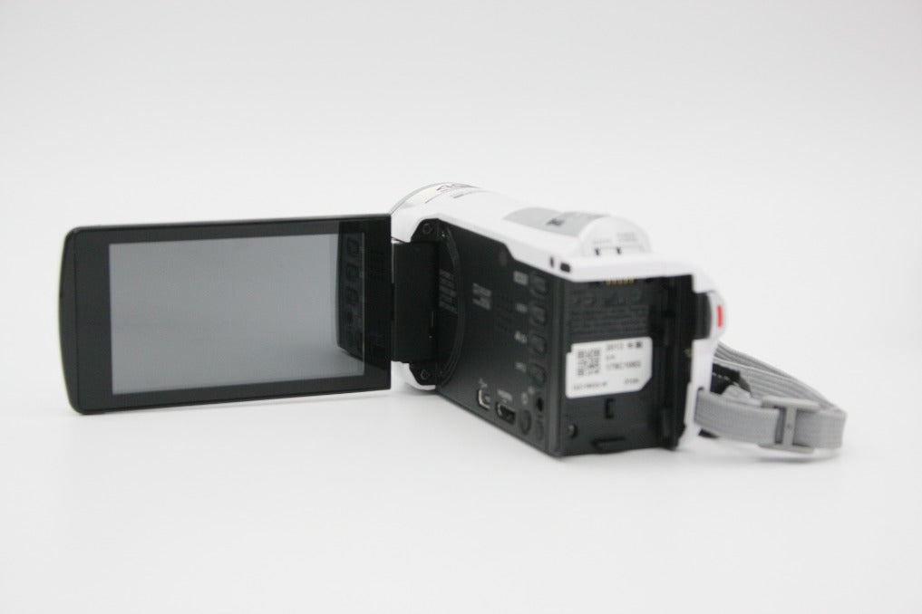 美品 JVC ケンウッド Everio GZ-HM33 デジタルビデオカメラ ホワイト 260910o