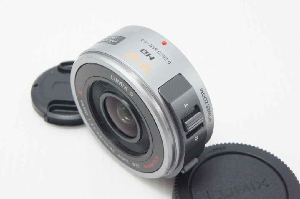Panasonic パナソニック LUMIX G X VARIO PZ 14-42mm F3.5-5.6 ASPH. POWER O.I.S. H-PS14042 マイクロフォーサーズ シルバー 260910v