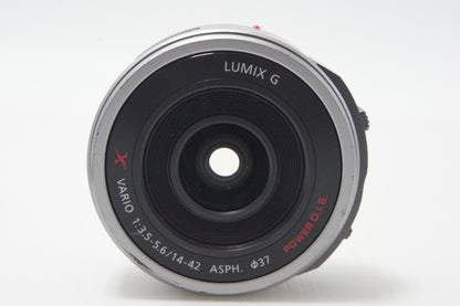 Panasonic パナソニック LUMIX G X VARIO PZ 14-42mm F3.5-5.6 ASPH. POWER O.I.S. H-PS14042 マイクロフォーサーズ シルバー 260910v