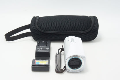 良品 SONY ソニー HDビデオカメラ Handycam HDR-CX270V プレミアムホワイト 260911d