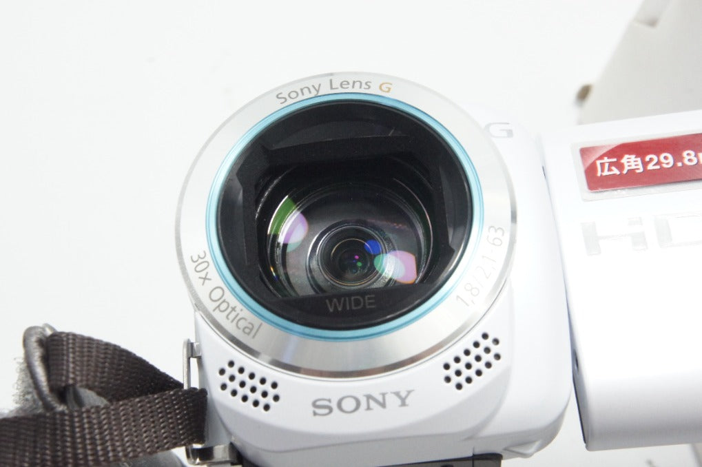 良品 SONY ソニー HDビデオカメラ Handycam HDR-CX270V プレミアムホワイト 260911d