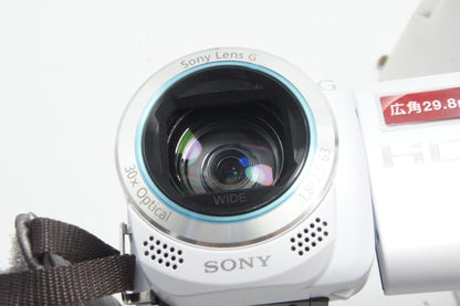 良品 SONY ソニー HDビデオカメラ Handycam HDR-CX270V プレミアムホワイト 260911d