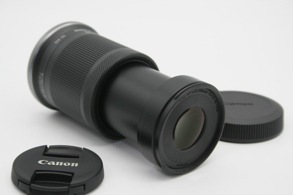 美品 Canon キヤノン RF-S 55-210mm F5-7.1 IS STM RFマウント APS-C ズームレンズ 260911p