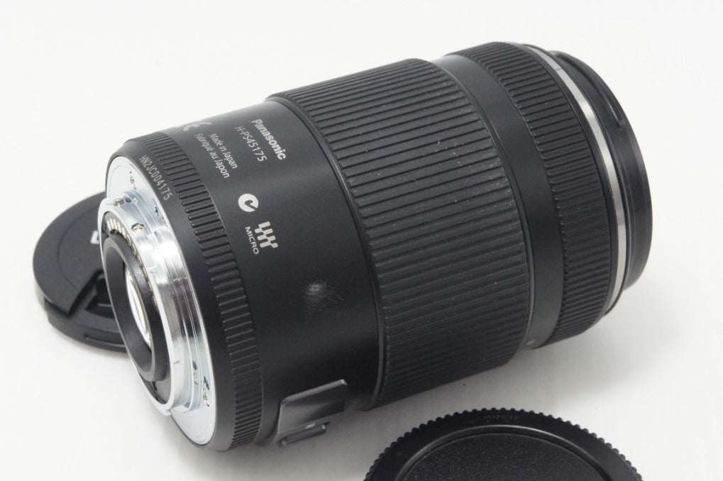 美品 Panasonic LUMIX G X VARIO PZ 45-175mm F4.0-5.6 ASPH. POWER O.I.S. H-PS45175 マイクロフォーサーズ フード付 260912g
