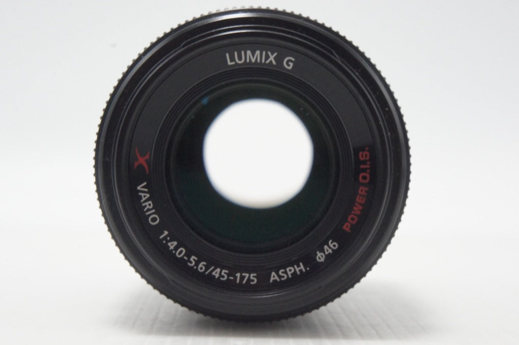 美品 Panasonic LUMIX G X VARIO PZ 45-175mm F4.0-5.6 ASPH. POWER O.I.S. H-PS45175 マイクロフォーサーズ フード付 260912g