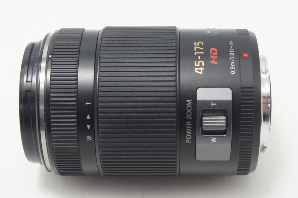 美品 Panasonic LUMIX G X VARIO PZ 45-175mm F4.0-5.6 ASPH. POWER O.I.S. H-PS45175 マイクロフォーサーズ フード付 260912g