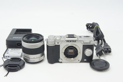 PENTAX ペンタックス Q10 ズームレンズキット 標準ズーム 02 STANDARD ZOOM ミラーレス一眼カメラ シルバー 260916a