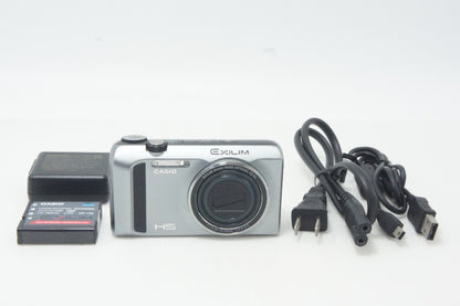 良品 CASIO カシオ HIGH SPEED EXILIM EX-ZR400 コンパクトデジタルカメラ シルバー 260930d