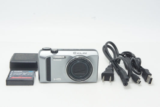 良品 CASIO カシオ HIGH SPEED EXILIM EX-ZR400 コンパクトデジタルカメラ シルバー 260930d