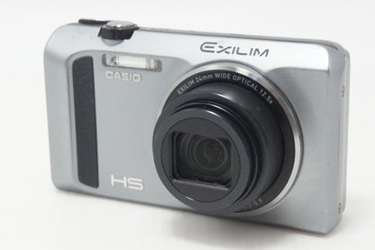 良品 CASIO カシオ HIGH SPEED EXILIM EX-ZR400 コンパクトデジタルカメラ シルバー 260930d