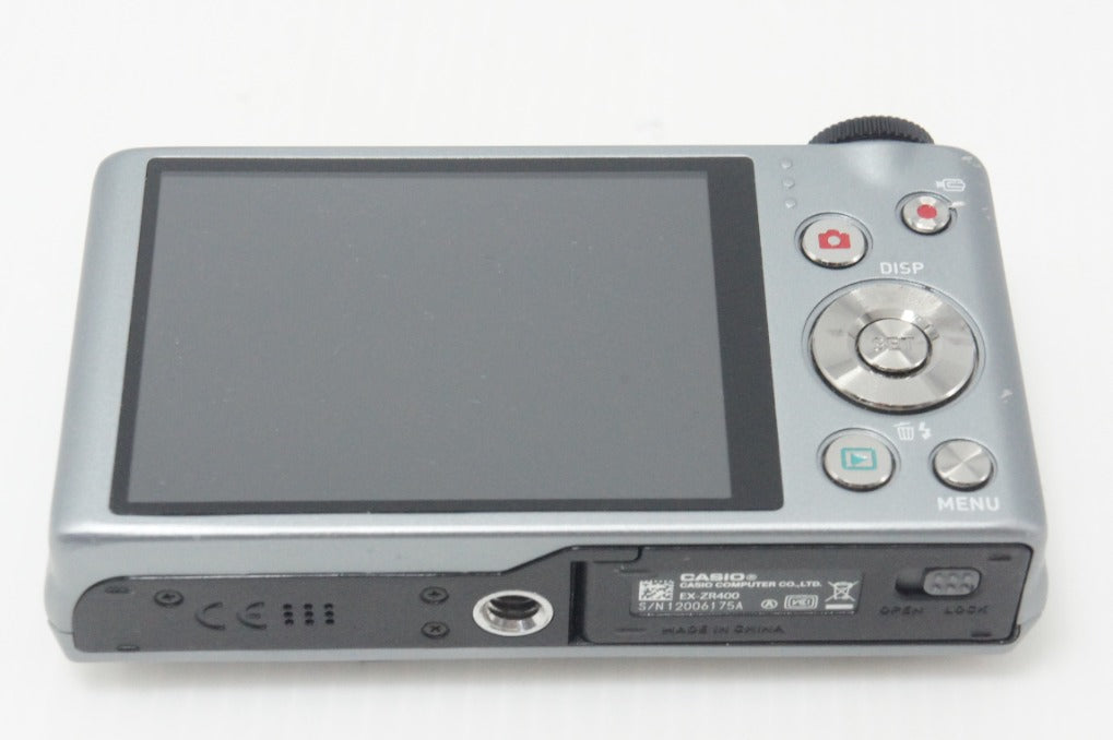良品 CASIO カシオ HIGH SPEED EXILIM EX-ZR400 コンパクトデジタルカメラ シルバー 260930d