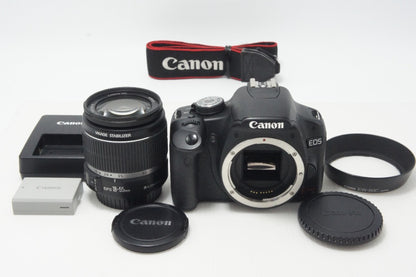 Canon キヤノン EOS Kiss X3 レンズキット (EF-S 18-55mm F3.5-5.6 IS) デジタル一眼レフカメラ フード付 260930h