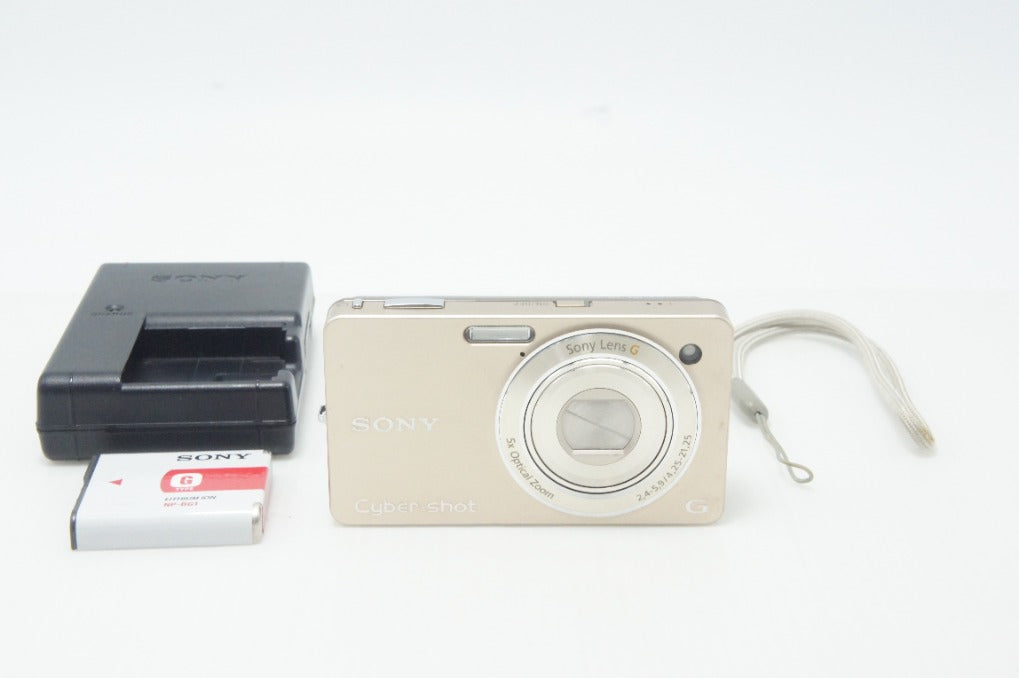 美品 SONY ソニー Cyber-shot DSC-WX1 コンパクトデジタルカメラ ゴールド 261001d
