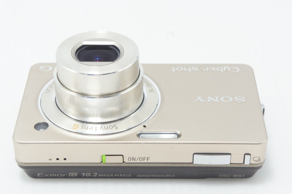美品 SONY ソニー Cyber-shot DSC-WX1 コンパクトデジタルカメラ ゴールド 261001d