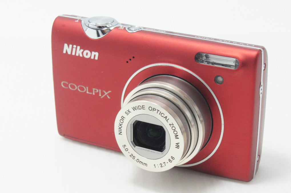 Nikon ニコン COOLPIX S5100 コンパクトデジタルカメラ クリアレッド 元箱付 261001g