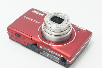 Nikon ニコン COOLPIX S5100 コンパクトデジタルカメラ クリアレッド 元箱付 261001g