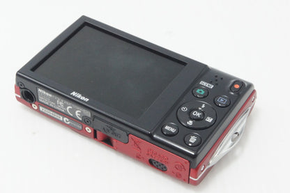 Nikon ニコン COOLPIX S5100 コンパクトデジタルカメラ クリアレッド 元箱付 261001g