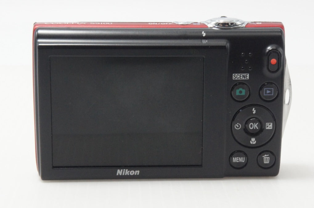 Nikon ニコン COOLPIX S5100 コンパクトデジタルカメラ クリアレッド 元箱付 261001g