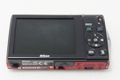 Nikon ニコン COOLPIX S5100 コンパクトデジタルカメラ クリアレッド 元箱付 261001g