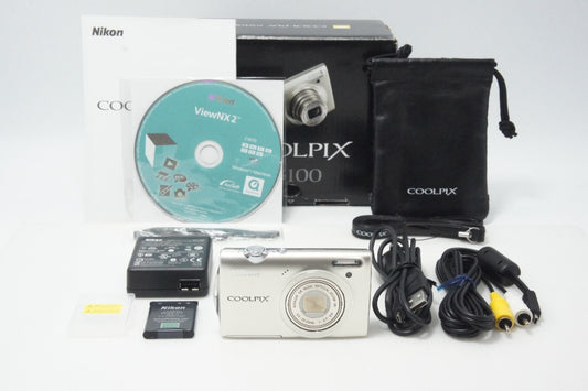 Nikon ニコン COOLPIX S5100 コンパクトデジタルカメラ ウォームシルバー 元箱付 261001h