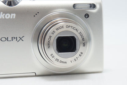 Nikon ニコン COOLPIX S5100 コンパクトデジタルカメラ ウォームシルバー 元箱付 261001h