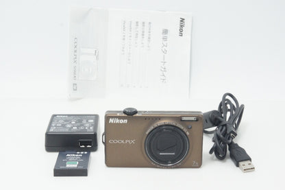 Nikon ニコン COOLPIX S6000 コンパクトデジタルカメラ ソフトブラウン 261001i