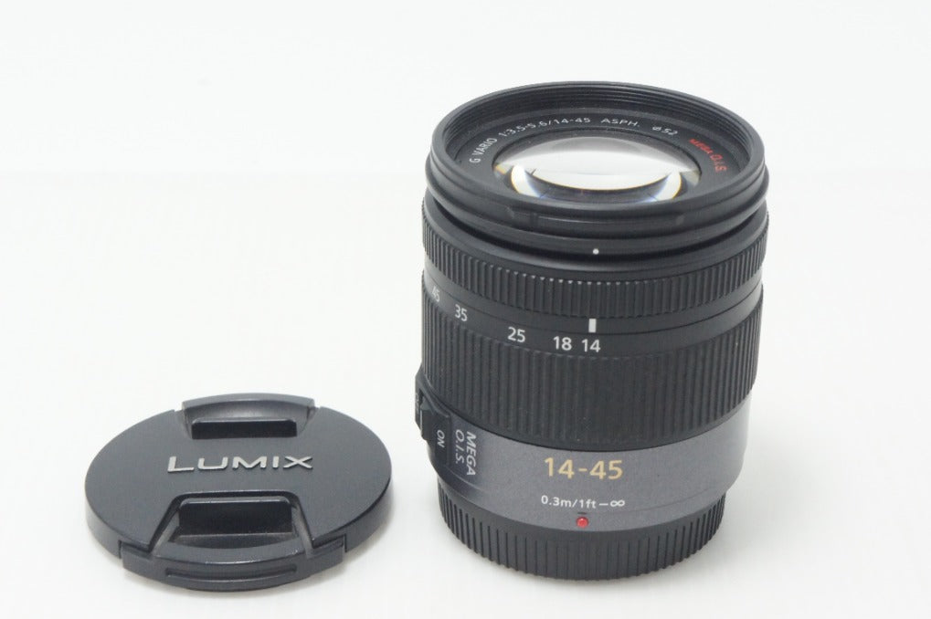 Panasonic パナソニック LUMIX G VARIO 14-45mm F3.5-5.6 ASPH. MEGA O.I.S. H-FS014045 AFレンズ マイクロフォーサーズ 261001m