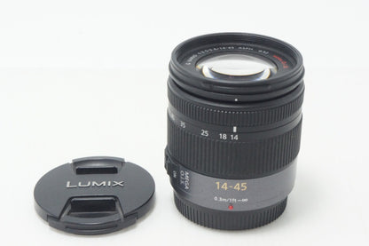 Panasonic パナソニック LUMIX G VARIO 14-45mm F3.5-5.6 ASPH. MEGA O.I.S. H-FS014045 AFレンズ マイクロフォーサーズ 261001m