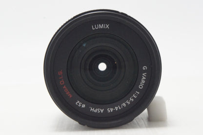 Panasonic パナソニック LUMIX G VARIO 14-45mm F3.5-5.6 ASPH. MEGA O.I.S. H-FS014045 AFレンズ マイクロフォーサーズ 261001m