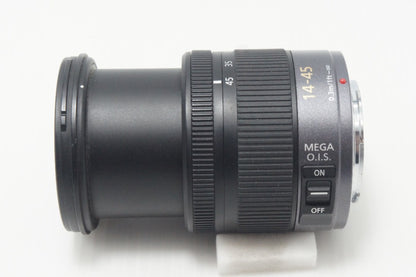 Panasonic パナソニック LUMIX G VARIO 14-45mm F3.5-5.6 ASPH. MEGA O.I.S. H-FS014045 AFレンズ マイクロフォーサーズ 261001m