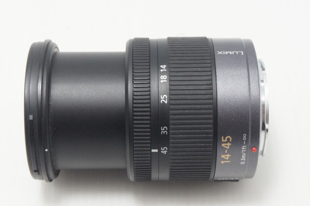 Panasonic パナソニック LUMIX G VARIO 14-45mm F3.5-5.6 ASPH. MEGA O.I.S. H-FS014045 AFレンズ マイクロフォーサーズ 261001m