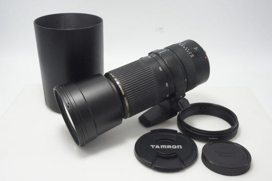 訳あり TAMRON タムロン SP AF 200-500mm F5-6.3 Di LD IF A08 AFレンズ Canon キヤノン EFマウント フード付 261005j