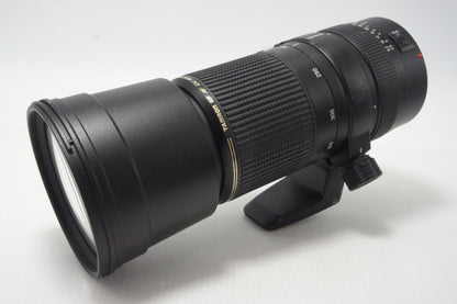 訳あり TAMRON タムロン SP AF 200-500mm F5-6.3 Di LD IF A08 AFレンズ Canon キヤノン EFマウント フード付 261005j