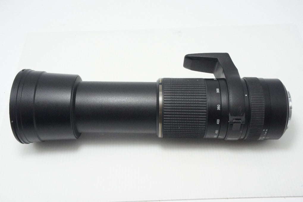訳あり TAMRON タムロン SP AF 200-500mm F5-6.3 Di LD IF A08 AFレンズ Canon キヤノン EFマウント フード付 261005j