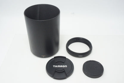 訳あり TAMRON タムロン SP AF 200-500mm F5-6.3 Di LD IF A08 AFレンズ Canon キヤノン EFマウント フード付 261005j