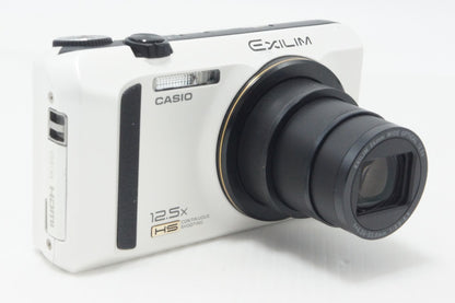 訳あり CASIO カシオ EXILIM EX-ZR100 コンパクトデジタルカメラ ホワイト 261005m