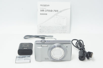 訳あり OLYMPUS オリンパス STYLUS VR-370 コンパクトデジタルカメラ シルバー 261005p