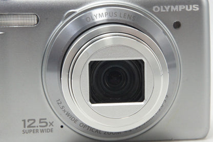 訳あり OLYMPUS オリンパス STYLUS VR-370 コンパクトデジタルカメラ シルバー 261005p